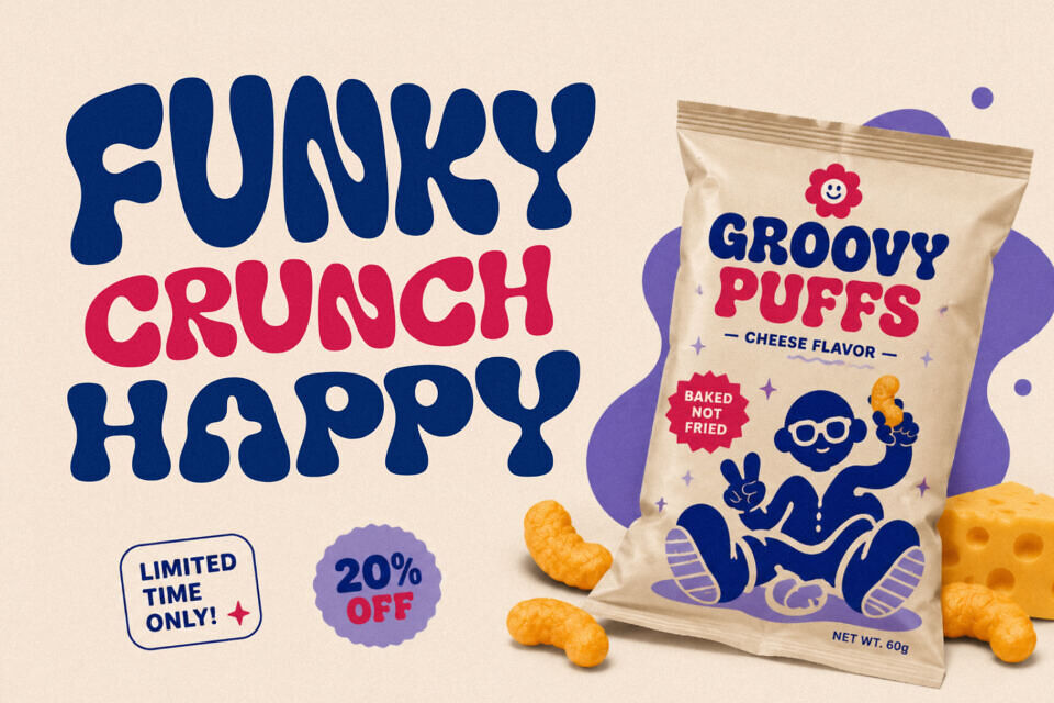 Groovy Waves Font