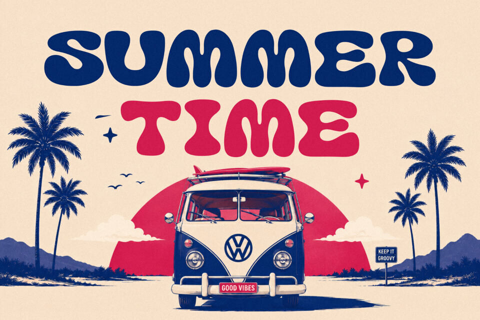 Groovy Waves Font