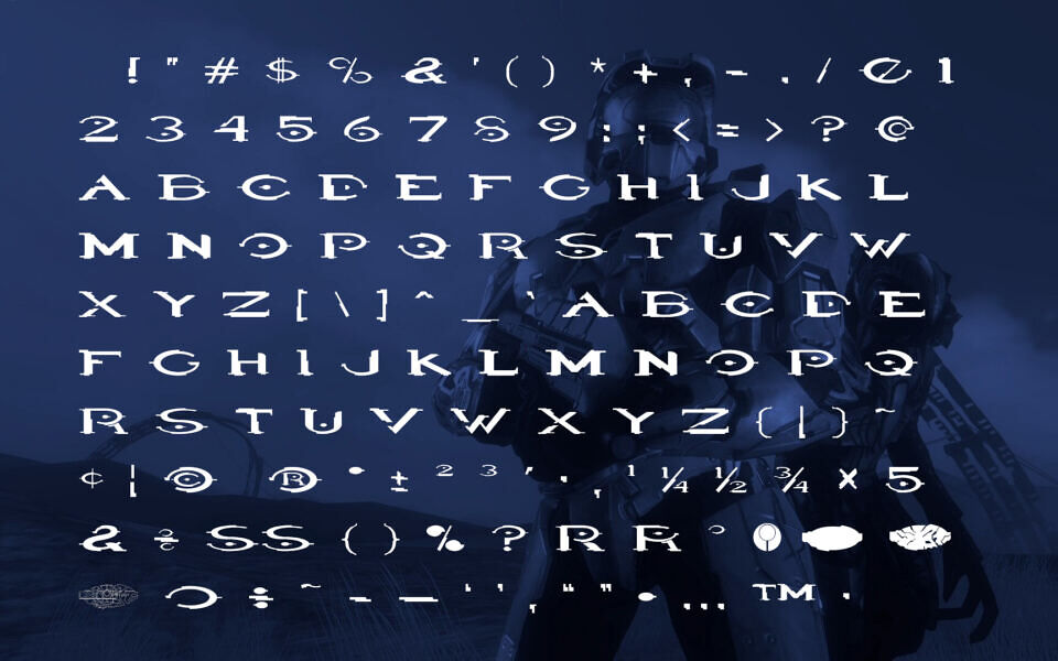 Halo Logo Font