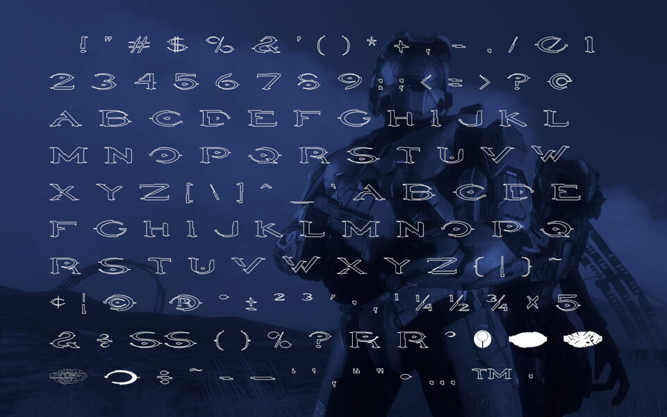 Halo Logo Font