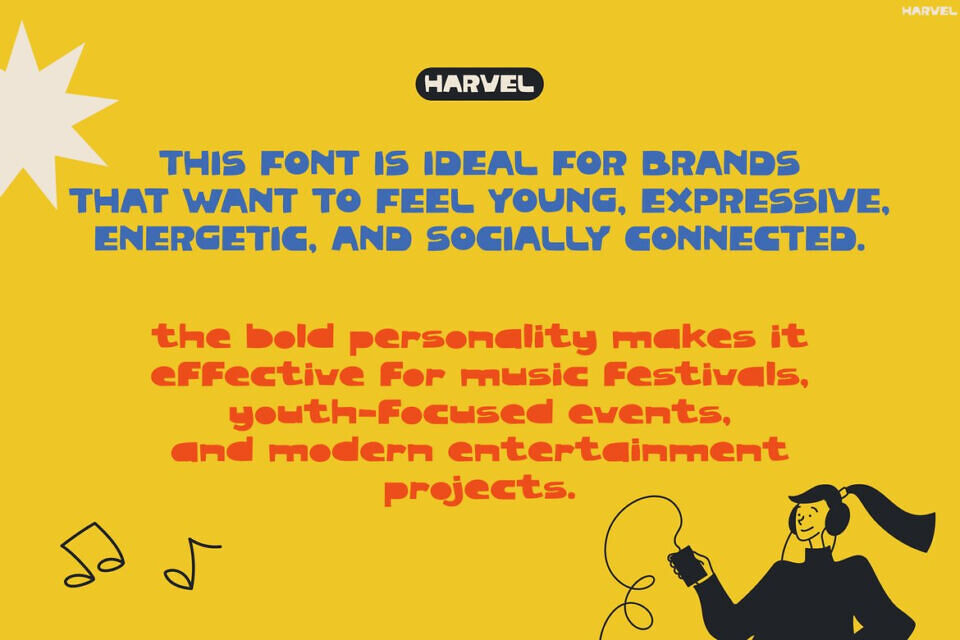 Harvel Font
