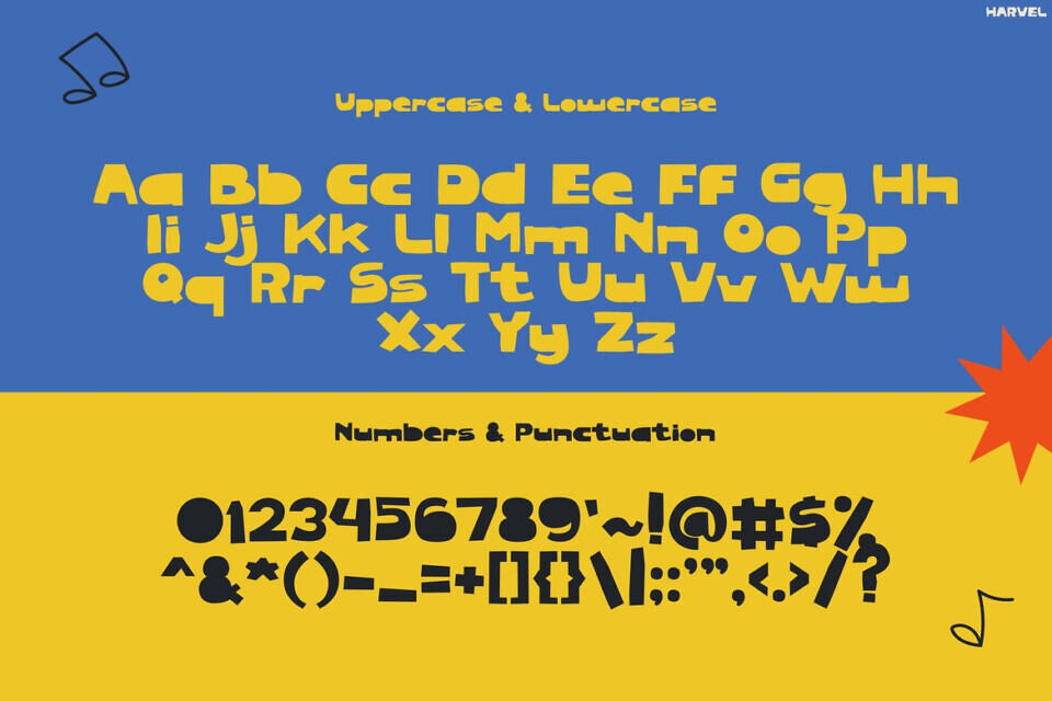 Harvel Font
