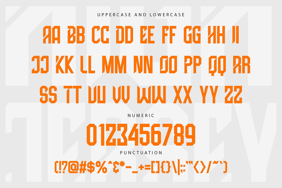 High Jersey Font