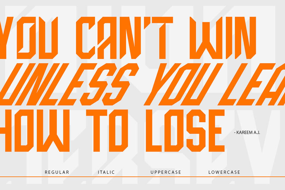 High Jersey Font
