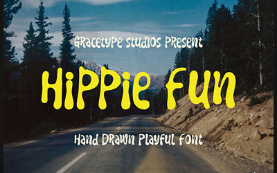 Hippie Fun Font