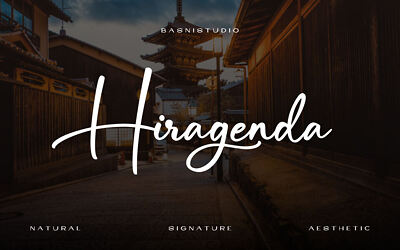 Hiragenda Font
