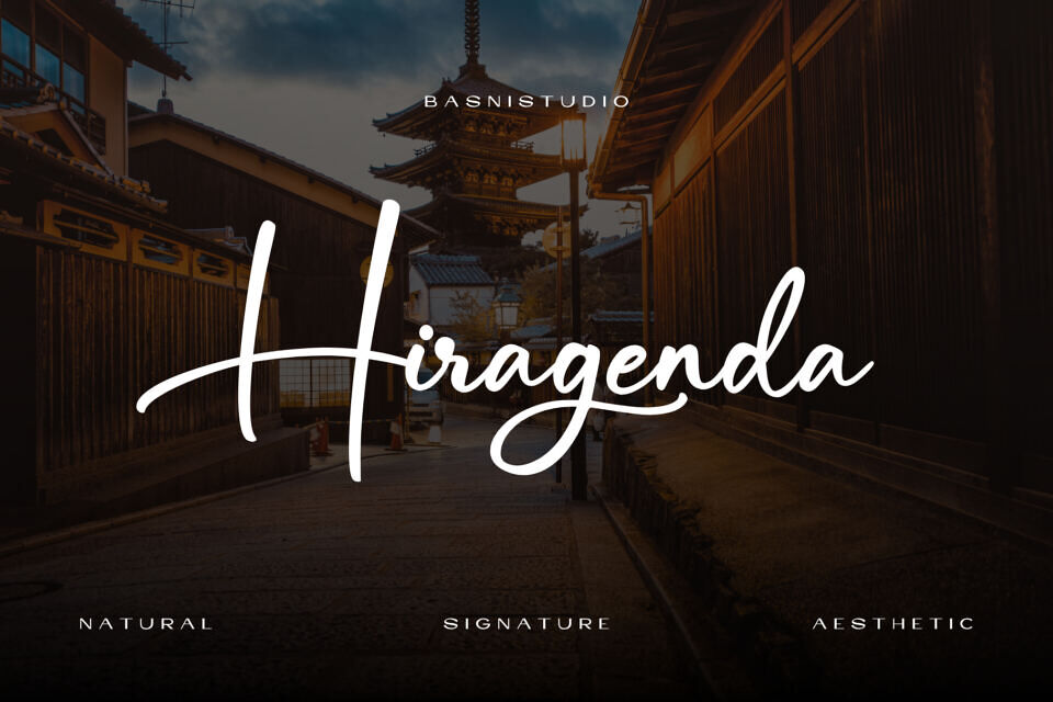 Hiragenda Font