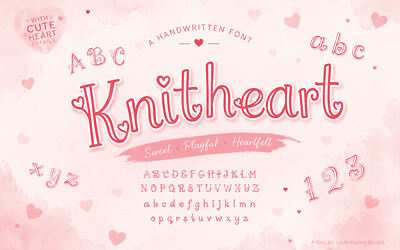 Knitheart Font