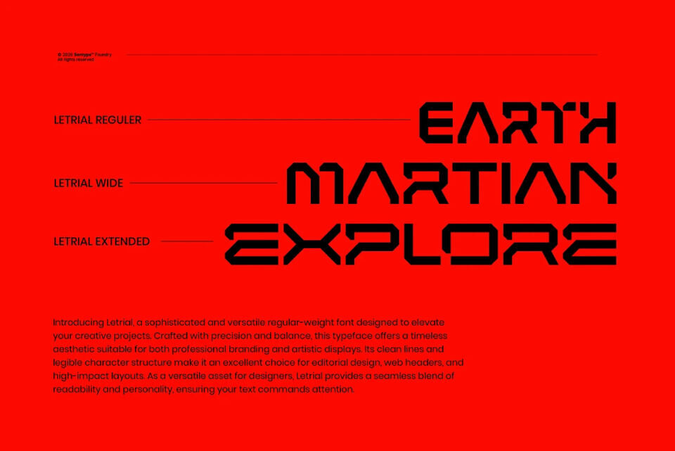 Letrial Font