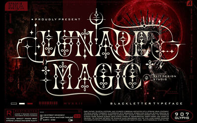 Lunare Magic Font