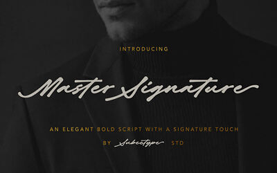 Master Signature Font