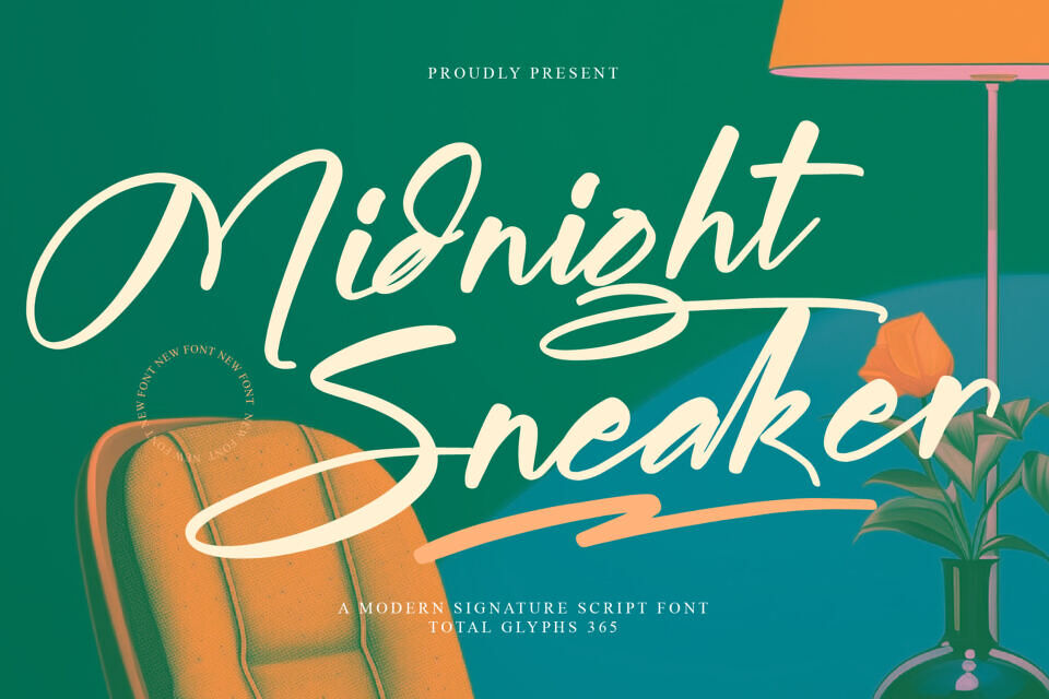 Midnight Sneaker Font