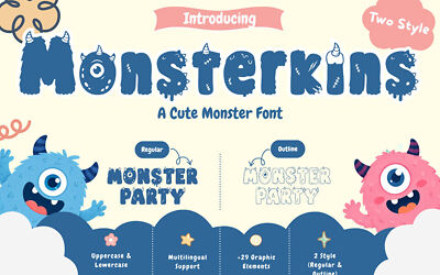 Monsterkins Font