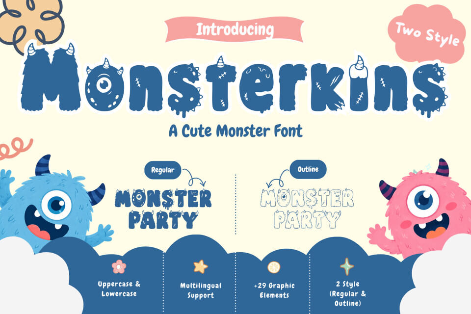 Monsterkins Font