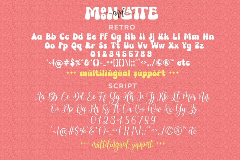 Moon And Latte Font