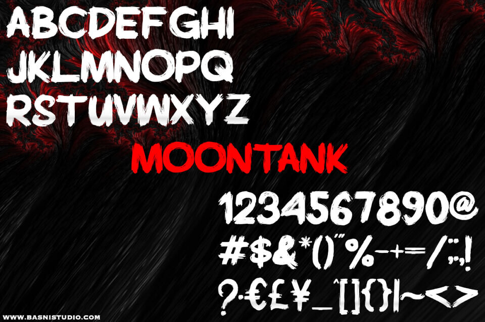 Moontank Font