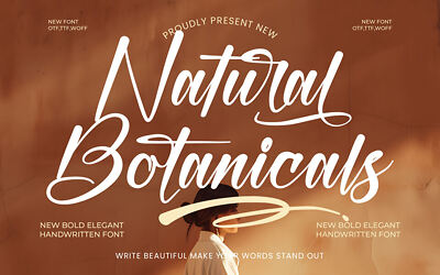Natural Botanicals Font