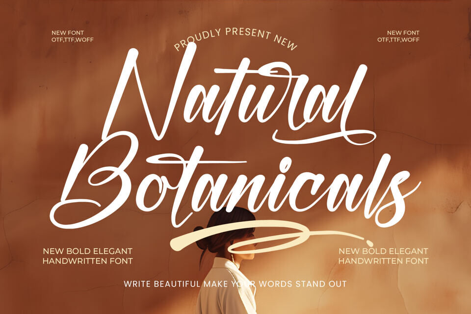 Natural Botanicals Font