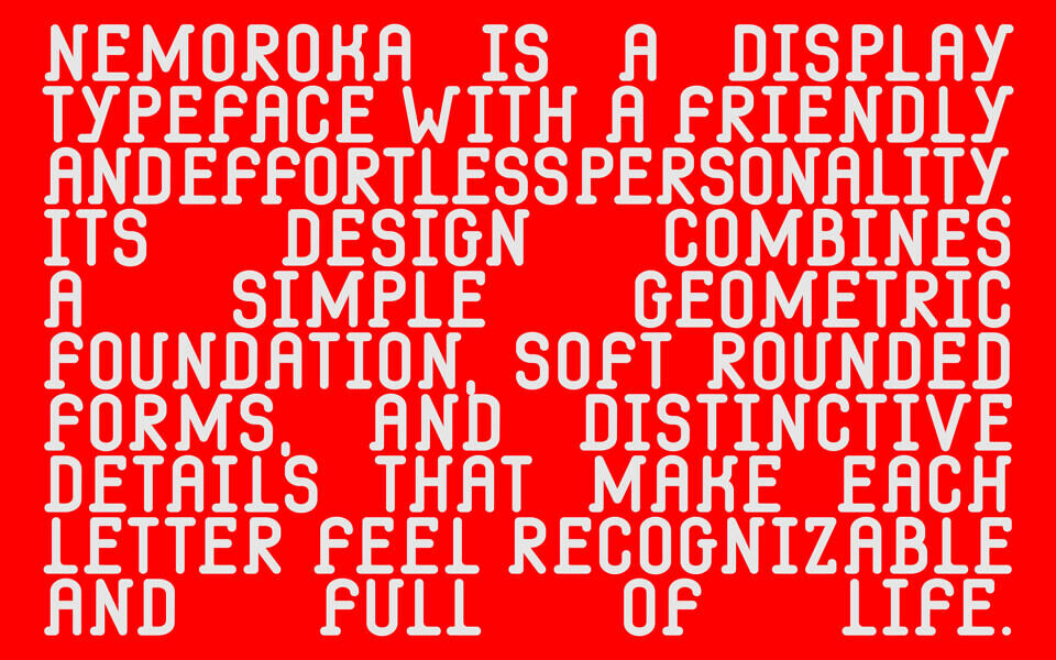 Nemoroka Font