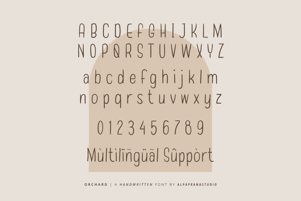 Orchard Font