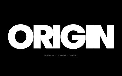 Origin Font Family