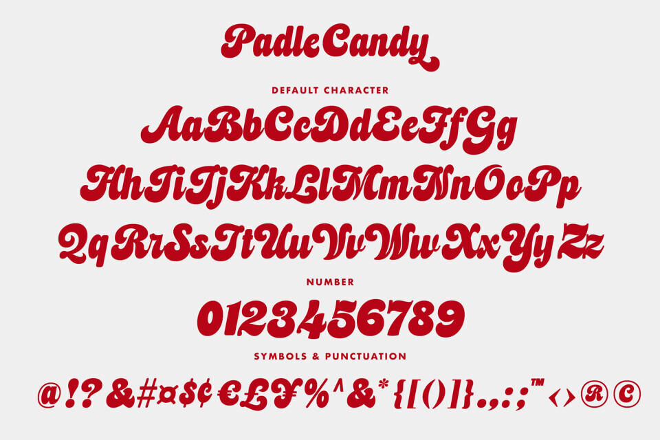 Padle Candy Font