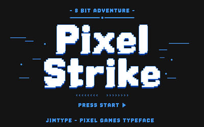 Pixel Strike Font