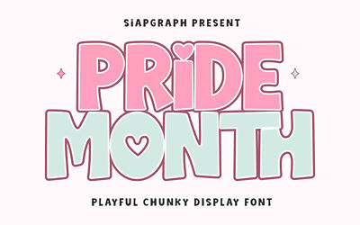Pride Month Font