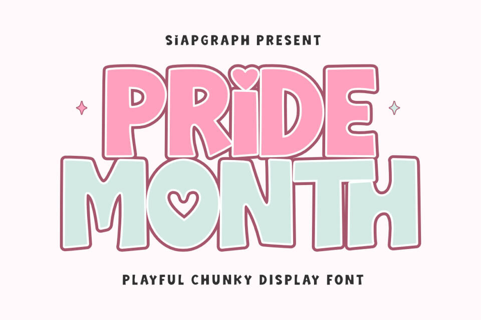 Pride Month Font
