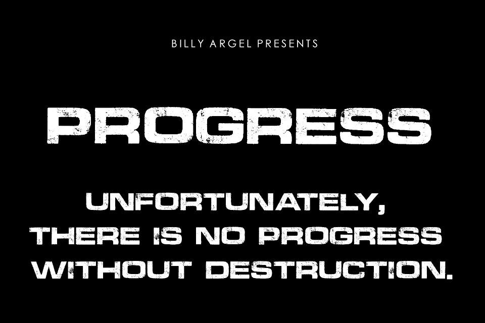 Progress Font