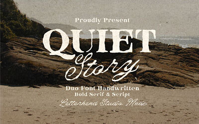 Quiet Story Font Duo