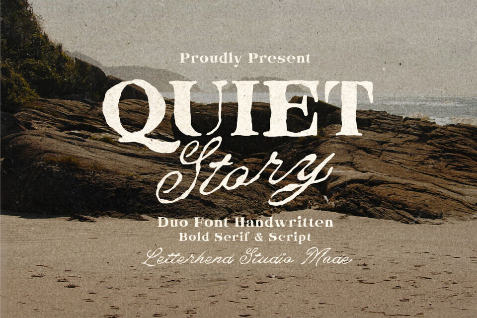 Quiet Story Font Duo