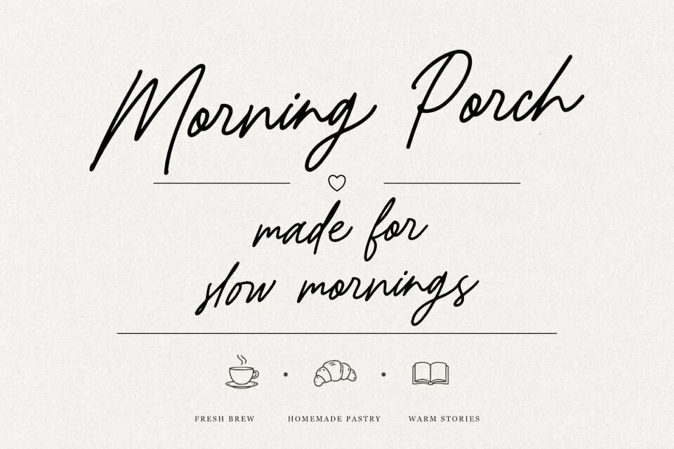 RT Sunday Willow Font