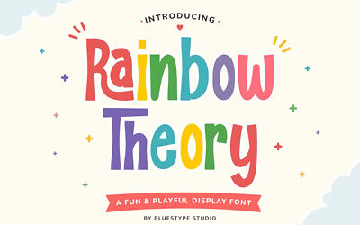 Rainbow Theory Font