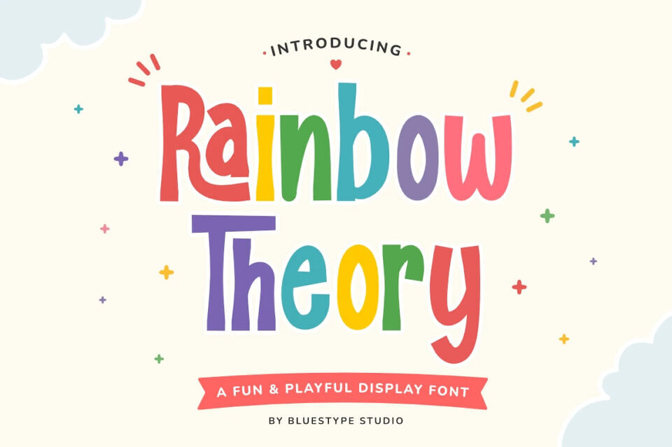 Rainbow Theory Font