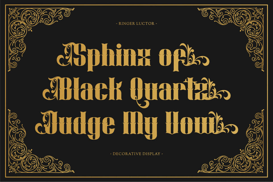 Ringer Luctor Font