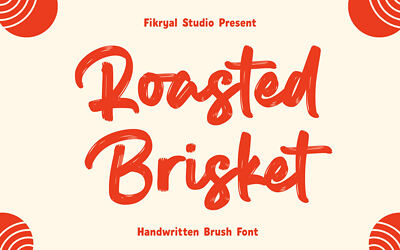 Roasted Brisket Font