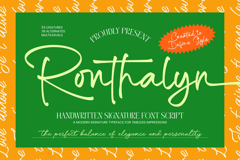 Ronthalyn Font