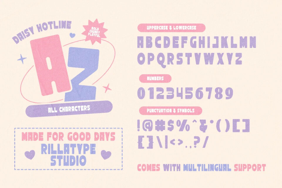Rt Daisy Hotline Font
