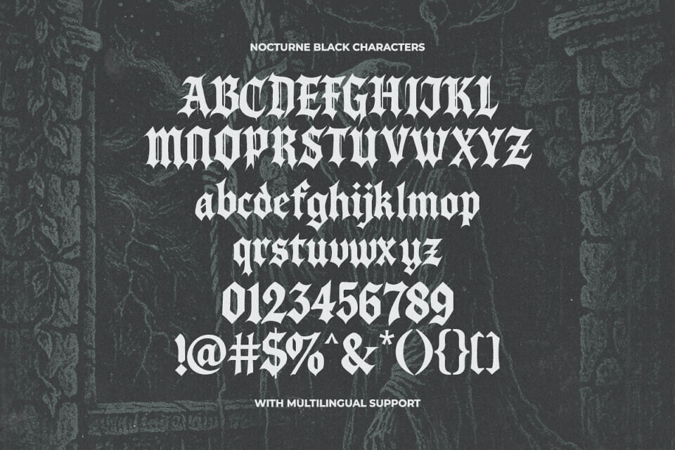 Rt Nocturne Black Font
