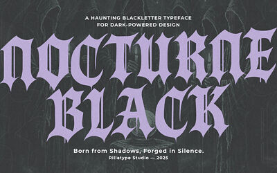 Rt Nocturne Black Font