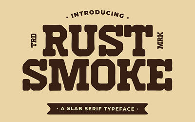 Rust Smoke Font