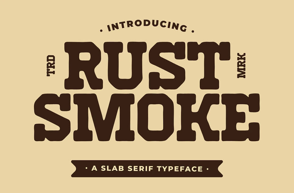 Rust Smoke Font
