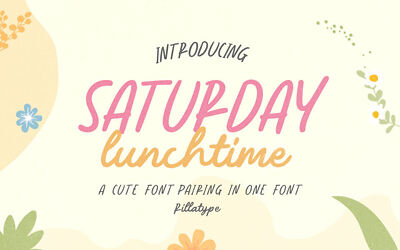 Saturday Lunchtime Font