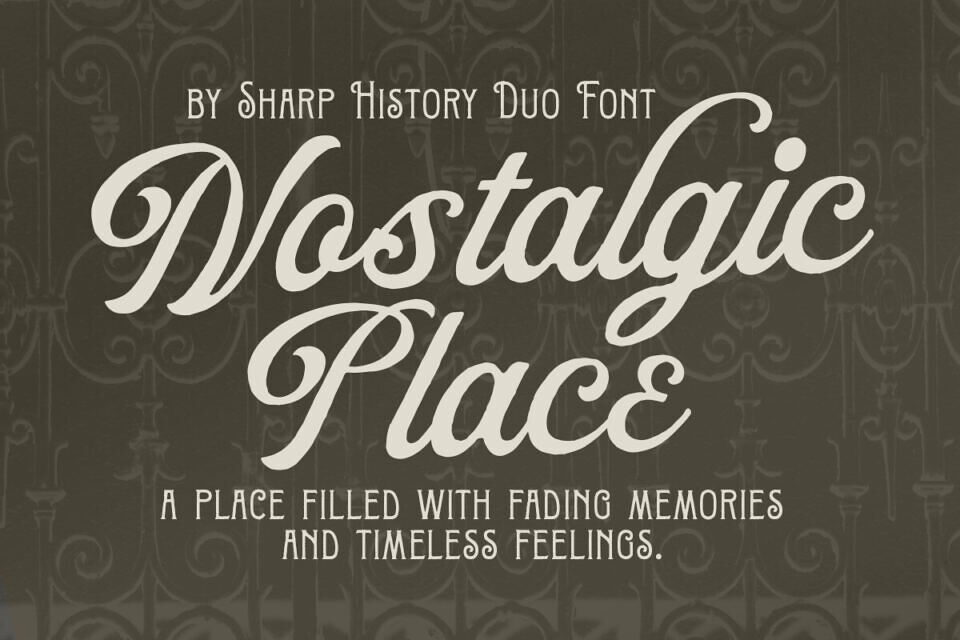 Sharp History Font