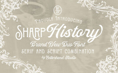 Sharp History Font