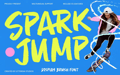 Spark Jump Font