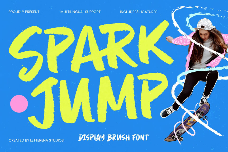 Spark Jump Font