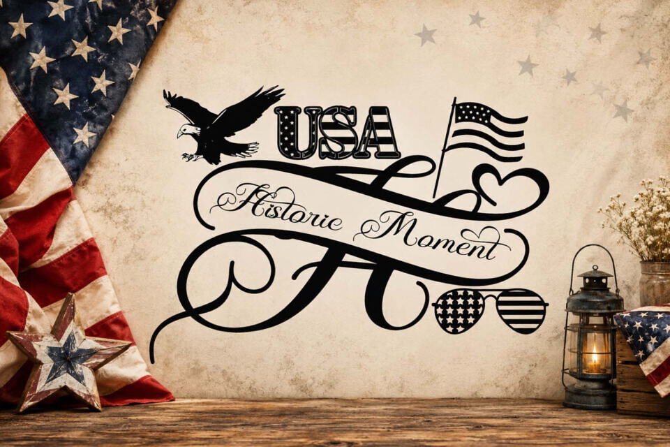 Spirit Patriotic Monogram Font