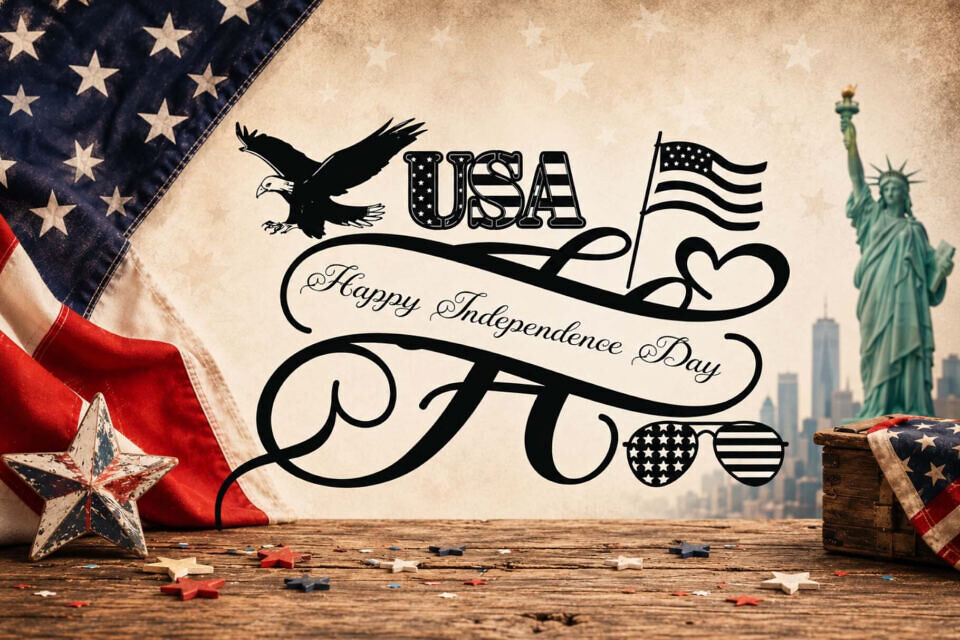 Spirit Patriotic Monogram Font